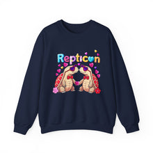 Load image into Gallery viewer, Repticon Unisex Heavy Blend™ Crewneck Sweatshirt w/ Valentine Tortoises
