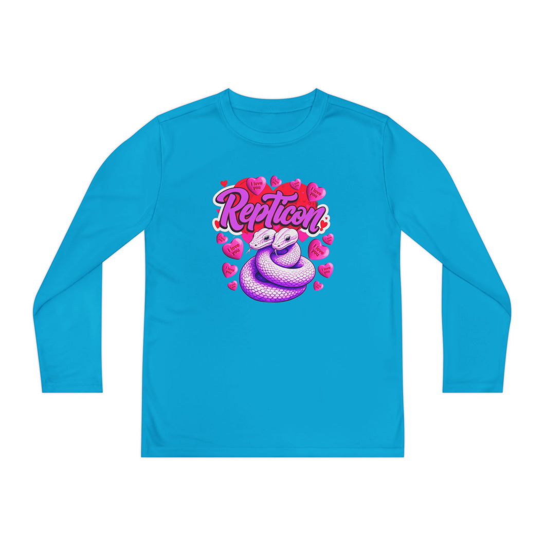 Repticon Youth Long Sleeve Competitor Tee w/ Valentine Snakes