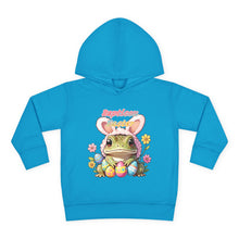 Load image into Gallery viewer, Repticon Toddler Pullover Fleece Hoodie w/ Easter Frog
