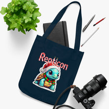 Load image into Gallery viewer, Repticon Organic Canvas Tote Bag w/ Tortoise Santa
