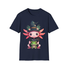 Load image into Gallery viewer, Repticon Unisex Softstyle T-Shirt w/ Axolotl
