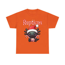 Load image into Gallery viewer, Repticon Unisex Heavy Cotton Tee w/ Axolotl Santa
