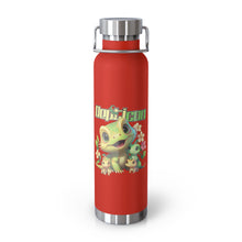 Load image into Gallery viewer, Repticon Copper Vacuum Insulated Bottle, 22oz w/ Lizards
