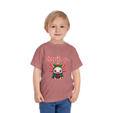 Load image into Gallery viewer, Repticon Toddler Short Sleeve Tee w/ Axolotl Christmas Tree
