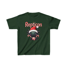 Load image into Gallery viewer, Repticon Kids Heavy Cotton™ Tee w/ Axolotl Santa
