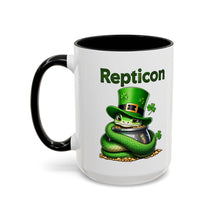 Load image into Gallery viewer, Repticon Accent Coffee Mug /w Snake
