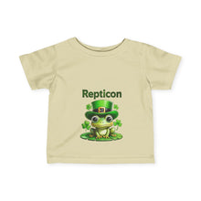 Load image into Gallery viewer, Repticon Infant Fine Jersey Tee w/ Frog
