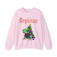 Load image into Gallery viewer, Repticon Unisex Heavy Blend™ Crewneck Sweatshirt w/ Crested Gecko Christmas Tree
