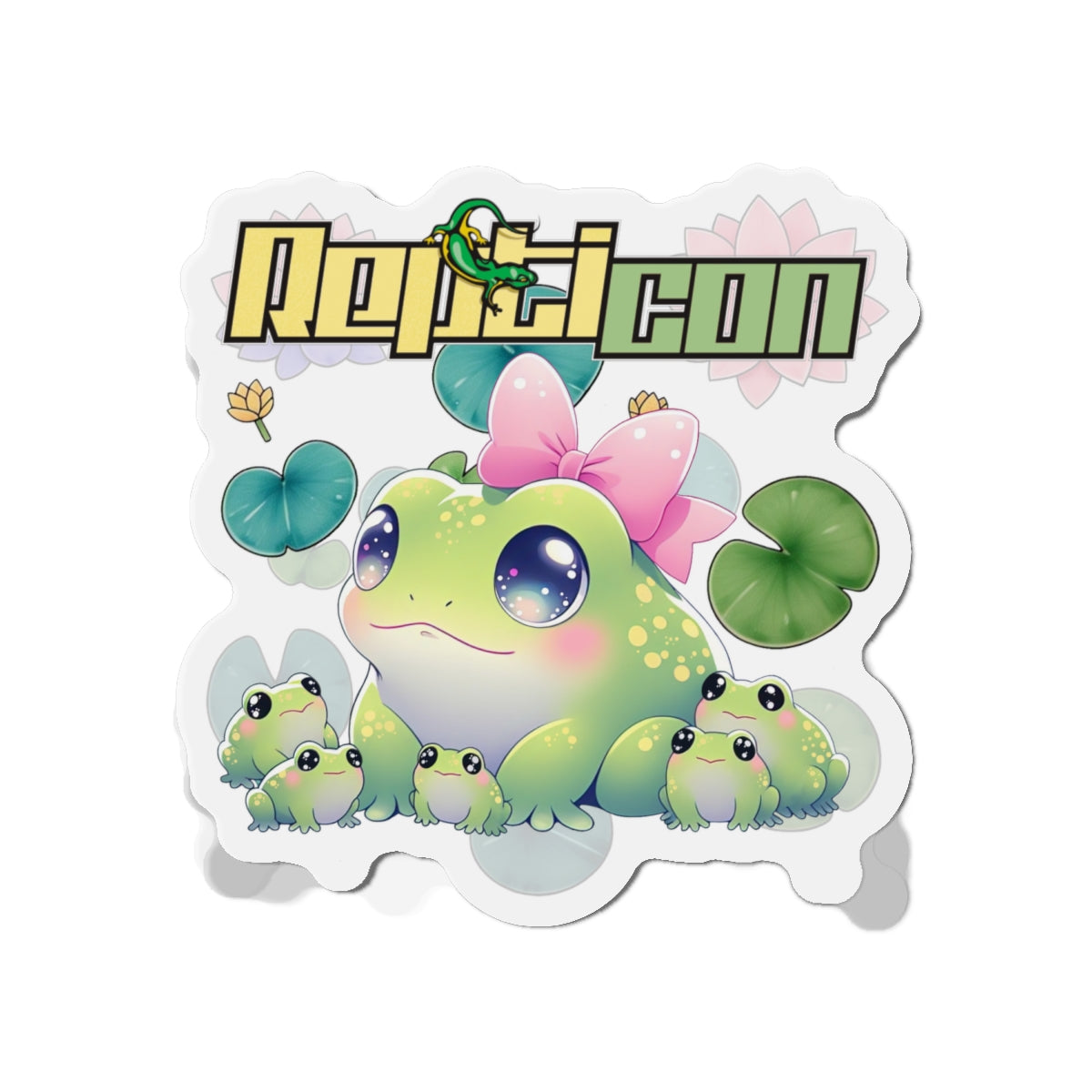 Repticon Die-Cut Magnets w/ Frog – Repticon Market