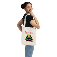 Load image into Gallery viewer, Repticon Organic Canvas Tote Bag w/ Toad Christmas Tree
