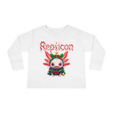 Load image into Gallery viewer, Repticon Toddler Long Sleeve Tee w/ Axolotl Christmas Tree
