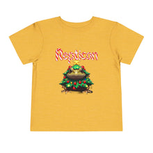 Load image into Gallery viewer, Repticon Toddler Short Sleeve Tee w/ Toad Christmas Tree
