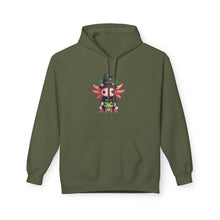 Load image into Gallery viewer, Repticon Women&#39;s Midweight Softstyle Fleece Hoodie w/ Axolotl
