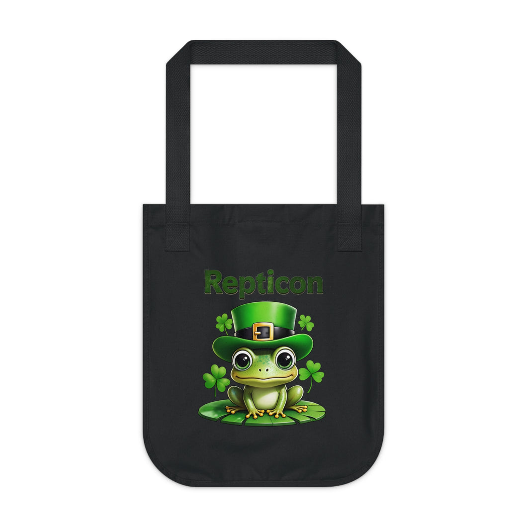 Repticon Organic Canvas Tote Bag w/ Frog