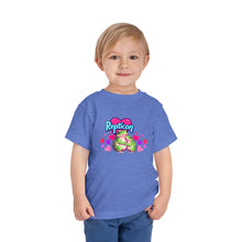 Load image into Gallery viewer, Repticon Toddler Short Sleeve Tee w/ Valentine Frogs
