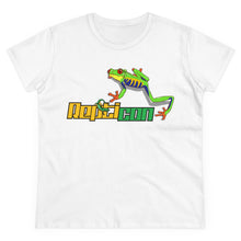 Load image into Gallery viewer, Repticon Women&#39;s Midweight Cotton Tee w/ Red-Eyed Tree Frog
