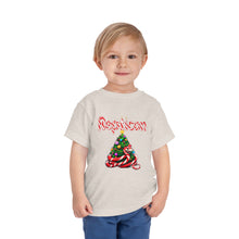 Load image into Gallery viewer, Repticon Toddler Short Sleeve Tee w/ Candy Cane Christmas Tree
