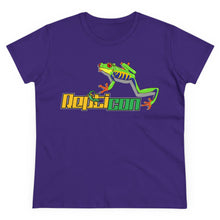 Load image into Gallery viewer, Repticon Women&#39;s Midweight Cotton Tee w/ Red-Eyed Tree Frog
