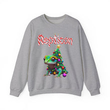 Load image into Gallery viewer, Repticon Unisex Heavy Blend™ Crewneck Sweatshirt w/ Crested Gecko Christmas Tree
