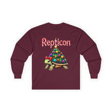 Load image into Gallery viewer, Repticon Unisex Ultra Cotton Long Sleeve Tee w/ Tortoise Christmas Tree
