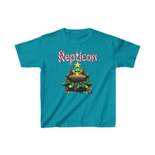 Load image into Gallery viewer, Repticon Kids Heavy Cotton™ Tee w/ Toad Christmas Tree
