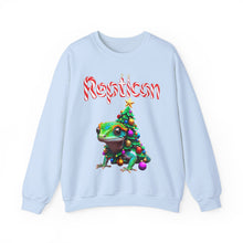 Load image into Gallery viewer, Repticon Unisex Heavy Blend™ Crewneck Sweatshirt w/ Crested Gecko Christmas Tree
