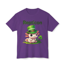 Load image into Gallery viewer, Repticon Unisex HD Cotton™ T-shirt w/ Axolotl

