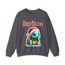 Load image into Gallery viewer, Repticon Unisex Heavy Blend™ Crewneck Sweatshirt w/ Tortoise Santa
