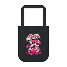 Load image into Gallery viewer, Repticon Organic Canvas Tote Bag w/ Valentine Toads

