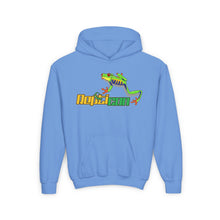 Load image into Gallery viewer, Repticon Youth Heavy Blend Hooded Sweatshirt w/ Red Eyed Tree Frog
