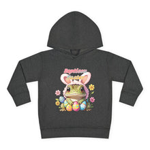 Load image into Gallery viewer, Repticon Toddler Pullover Fleece Hoodie w/ Easter Frog
