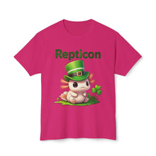 Load image into Gallery viewer, Repticon Unisex HD Cotton™ T-shirt w/ Axolotl

