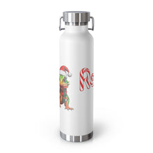 Load image into Gallery viewer, Repticon Copper Vacuum Insulated Bottle, 22oz w/ Lizard Santa
