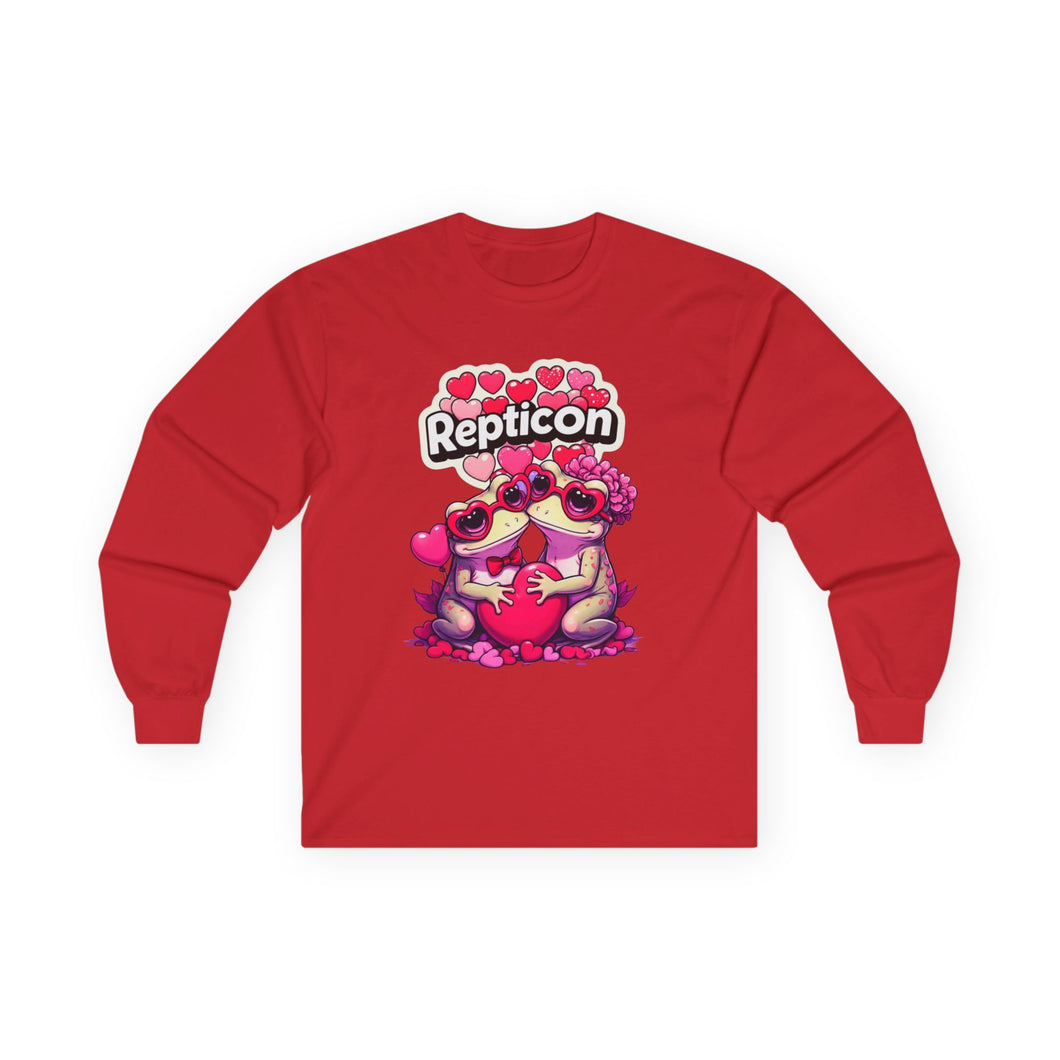 Repticon Unisex Ultra Cotton Long Sleeve Tee w/ Valentine Toads