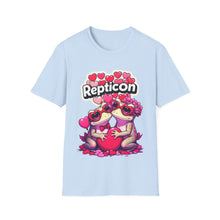 Load image into Gallery viewer, Repticon Unisex Softstyle T-Shirt w/ Valentine Toads
