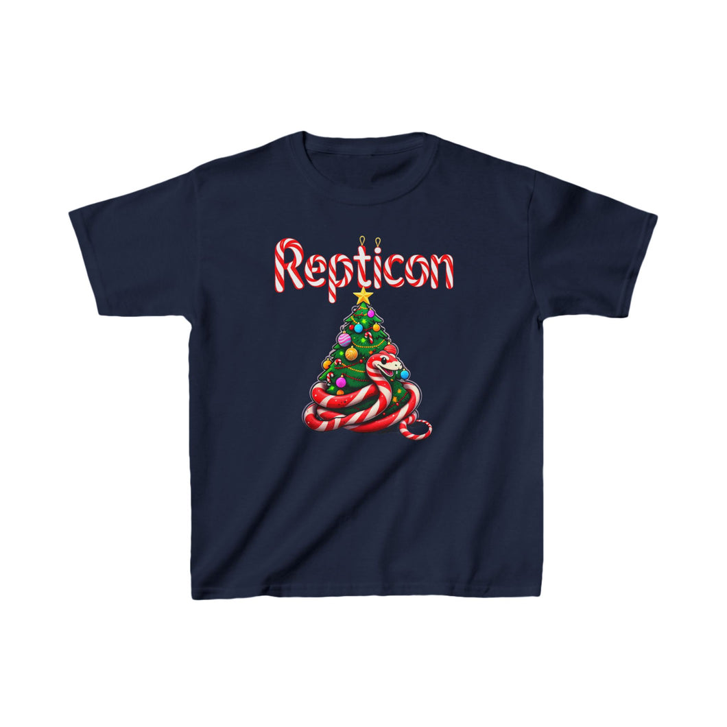 Repticon Kids Heavy Cotton™ Tee w/ Candy Cane Christmas Tree
