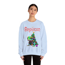Load image into Gallery viewer, Repticon Unisex Heavy Blend™ Crewneck Sweatshirt w/ Crested Gecko Christmas Tree
