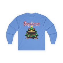 Load image into Gallery viewer, Repticon Unisex Ultra Cotton Long Sleeve Tee w/ Toad Christmas Tree
