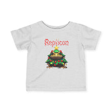 Load image into Gallery viewer, Repticon Infant Fine Jersey Tee w/ Toad Christmas Tree
