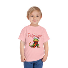 Load image into Gallery viewer, Repticon Toddler Short Sleeve Tee w/ Lizard Santa
