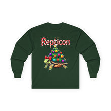 Load image into Gallery viewer, Repticon Unisex Ultra Cotton Long Sleeve Tee w/ Tortoise Christmas Tree
