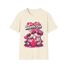 Load image into Gallery viewer, Repticon Unisex Softstyle T-Shirt w/ Valentine Toads
