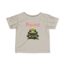 Load image into Gallery viewer, Repticon Infant Fine Jersey Tee w/ Toad Christmas Tree
