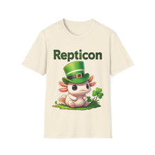 Load image into Gallery viewer, Repticon Unisex Softstyle T-Shirt w/ Axolotl

