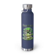 Load image into Gallery viewer, Repticon Copper Vacuum Insulated Bottle, 22oz w/ Frog
