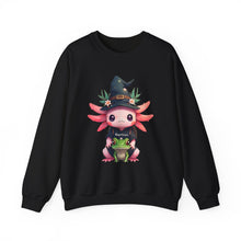 Load image into Gallery viewer, Repticon Women&#39;s Heavy Blend™ Crewneck Sweatshirt w/ Axolotl
