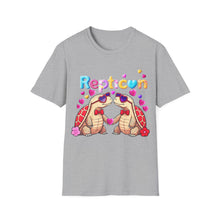 Load image into Gallery viewer, Repticon Unisex Softstyle T-Shirt w/ Valentine Tortoises
