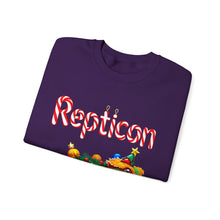 Load image into Gallery viewer, Repticon Unisex Heavy Blend™ Crewneck Sweatshirt w/ Crested Gecko Santa
