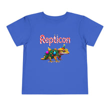 Load image into Gallery viewer, Repticon Toddler Short Sleeve Tee w/ Crested Gecko Christmas Tree
