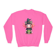 Load image into Gallery viewer, Repticon Youth Crewneck Sweatshirt w/ Axolotl
